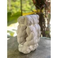 ราคา ด้ายดิบ สีขาว ทำสายสิญจน์ ไหมผูกข้อมือ งานมงคลต่างๆ (44214870603)