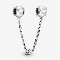 ราคา (ของแท้ พร้อมส่ง)Pandora Hearts silver safety แพนโดร่าเซฟตี้หัวใจ (28885085667)