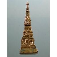 ราคา Antig Lee 731 พระธาตุพนมจำลอง เนื้อกะไหล่ทอง ขนาดเล็กขนาดจิ๋ว (29492170980)