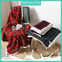 ราคา ผ้าห่มลายสก๊อต BTF แบบวินเทจ ทำจากโพลีเอสเตอร์นุ่มๆ เหมาะสำหรับโซฟาและเตียงในฤดูกาลคริสต์มาส (52350840518)