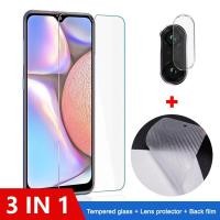 ราคา 3-in-1 ฟิล์มกระจก Samsung A20s A10s กระจกนิรภัย Samsung A20 A30 A50 A40 Samsung A10s A20s A30s A40s A50s A70s ป้องกันหน้าจอ ฟิล์มกระจกกันเลนส์กล้อง & ฟิล์มหลัง (6818618028)