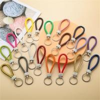ราคา 1 ชิ้น หนัง PU ถัก ด้วยเชือก พลอยเทียม พวงกุญแจ กระเป๋า จี้ รถ พวงกุญแจ เครื่องประดับ สําหรับผู้หญิง ปาร์ตี้ ของขวัญ (21975584646)