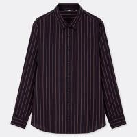 ราคา Rayon Striped Long Sleeve Blouse Uniqlo (23185842182)