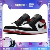 ราคา ♞,♘(ของแท้ 100% ) Nike Air Jordan 1 low "black toe"รองเท้าผ้าใบหุ้มข้อต่ำที่ทนทานต่อการสึกหรอ GFD (43653598680)