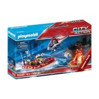 ราคา Playmobil 70335 Fire Rescue Mission แอคชั่นฟิกเกอร์ เซ็ตโปรโมชั่น ภารกิจกู้ภัยดับเพลิง (4781729749)