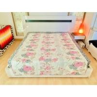 ราคา ผ้าคลุมเตียง หรือผ้าห่ม ขนาด 5-5.5ฟุต สีครีมลายดอกหลากสี ยี่ห้อ Lotte (สภาพใหม่) มือสองสภาพดี สินค้าญี่ปุ่น-เกาหลีแท้ (21154994156)