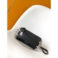 ราคา LOUIS VUITTON Slim Trunk สายสะพายไหล่แบบถอดและปรับได้พร้อมซิปปิดกระเป๋าสะพายข้างหนังลูกวัวM25445 189 (29432431096)