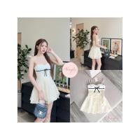 ราคา M11 งานป้าย Nayla Dress ชุดเดรสสั้นสายเดี่ยวผ้าลูกไม้สีครีม สำหรับผู้หญิง เสื้อผ้าแฟชั่นผู้หญิง ไซส์ Xs-L (51251723059)