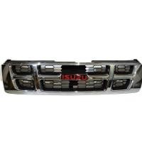 ราคา *ส่งเร้ว* หน้ากระจัง ISUZU DMAX ปี 2003-2005 4WD ชุบโครเมี่ยม พร้อมlogoสีแดง (22368503197)