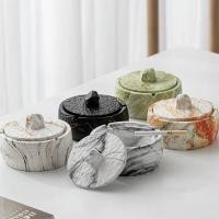 ราคา ที่เขี่ยบุหรี่ ที่เขี่ยก้นบุหรี่พร้อมฝาปิด กล่องทิ้งก้นบุหรี่ลายหินอ่อน☑️☑️ (27002566871)