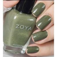 ราคา พร้อมส่ง ยาทาเล็บ Zoya Yara สีเขียวเข้ม เขียว olive พร้อมกลิตเตอร์สีทองระยิบ แท้ % (8117559454)