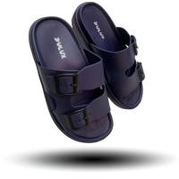 ราคา DULUX รองเท้าแตะยางสําหรับเด็กผู้ชายพร้อมรองเท้าแตะแบบสวมทนทานทูโทน (57503909186)