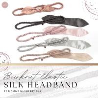 ราคา (ฟรีโบว์ผูก)สายคาดผมยางยืดผ้าไหมมัลเบอร์รี่ ผ้าคาดผมผ้าไหม ที่คาดผม Bowknot Elastic Mulberry Silk Headband by SOSILK (14309073622)