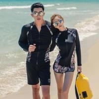 ราคา ชุดว่ายน้ำแขนยาว ชุดว่ายน้ำคู่ ชุดว่ายน้ำผู้ชาย ชุดว่ายน้ำสีดำ ชุดว่ายน้ำกันuv ชุดว่ายน้ำขายาว ชุดว่ายน้ำเกาหลี (205009046)