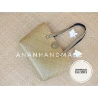 ราคา Sale‼️‼️เหลือแค่ 3 ใบ กระเป๋าสานกระจูด สายหนังจาก 250 (1854169295)