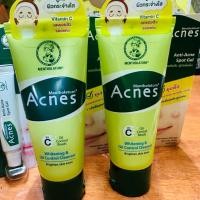 ราคา 1 หลอด โฟม ล้างหน้า เมนโทลาทัม สิว หน้ามัน clear&whitening wash mentholatum acne oily face 50g (43107461498)