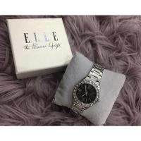ราคา ELLE นาฬิกา แท้ ตัวเรือน สแตนเลส✨ล้อมด้วยคริสตัล✨สวยหรูหรา #2 (4092508706)