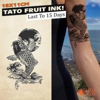 ราคา สติ๊กเกอร์รอยสักชั่วคราวหมึกผลไม้ รอยสักชั่วคราวติดทนนาน ติดทนนาน 15 วัน 279 (48151452694)