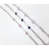 ราคา สร้อยข้อมือรักเงิน 925 ชุบทองขาว-ทนสนิม-เครื่องประดับสตรี (40622731383)