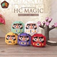 ราคา Legonano เลโก้ นาโน lego nano nanoblock ตุ๊กตาล้มลุกญี่ปุ่น 1 กล่องต่อได้5ตัว (872537181)