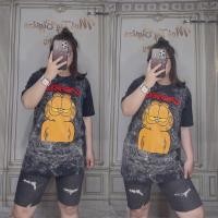 ราคา เสื้อยืดแมวนอนไซส์ใหญ่ (24827978079)