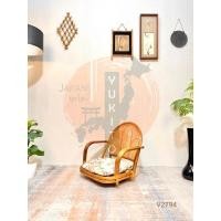 ราคา เก้าอี้หวายติดพื้น หมุนได้ เฟอร์นิเจอร์ไม้หวาย ญี่ปุ่นมือสอง (58102342496)