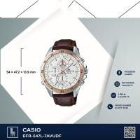 ราคา นาฬิกาข้อมือ Casio Edifice รุ่น EFR-547L-7AVUDF นาฬิกาข้อมือผู้ชาย สายหนัง (980039488)