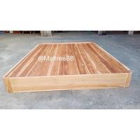 ราคา @maitree88เตียงญี่ปุ่นไม้สักแท้สูง20cm.5ฟุต,6ฟุต/จัดส่งฟรี (13896376005)