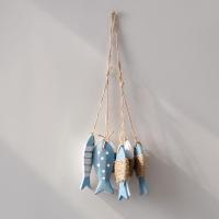 ราคา สินค้าใหม่ขนาดเล็กปลาสตริงไม้ปลาม่านตกแต่งแหอวนพื้นหลังตกแต่งมหาสมุทรจี้อนุบาลตกแต่ง (56753146508)