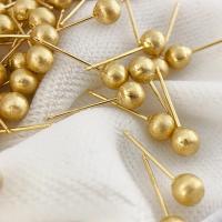 ราคา 18K ต่างหูทองคําแท้ทอง 18K เครื่องประดับ AU750 แปรง 4 มม.รอบ Beal Ball Stud ต่างหูต่างหูทอง (46002887523)