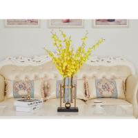 ราคา แจกันดอกไม้ แก้ว32ซม.และทองแดง (25396555198)