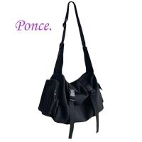 ราคา กระเป๋าผ้าใบสไตล์ฮ่องกงสไตล์เข้มกระเป๋าสะพายข้างกระเป๋าสะพายข้างผู้ชายชุดทํางานสไตล์ (29414267189)