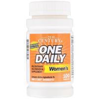 ราคา 21st Century, One Daily, Women's, 100 Tablets (6539815764)