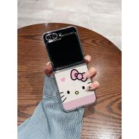 ราคา สำหรับ Samsung zflip6เคสโทรศัพท์น่ารัก Samsung Galaxy Z flip5น่ารักสีชมพู Hello Kitty Galaxy Z FLIP3เคสโทรศัพท์ (42201417802)