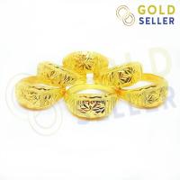 ราคา Goldseller แหวนทอง หัวโปร่ง น้ำหนักครึ่งสลึง คละลาย ทองคำแท้ 96.5% (3645111511)