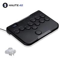 ราคา Haute42 จอยสติ๊ก Hitbox Fightstick LEVERless Mini Arcade Controller Pc / ps3 / ps4 / switch Leverless Hitbox Controller (47851370399)