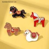 ราคา GoldenSilver 2026 Zodiac Horse Badge ปีม้าวันเกิดเข็มกลัดขนาดเล็ก Horse ปี Mascot เข็มกลัดเสื้อผ้าอุปกรณ์เสริม VN (54203757347)