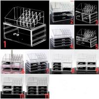 ราคา ชั้นวางของ เซ็ต กล่องใส่เครื่องสำอางค์อะคริลิค 11 แบบ ลิ้นชักคุณภาพดี เกรดA พร้อมส่ง!! (24684031140)