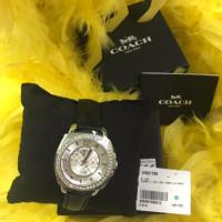 ราคา นาฬิกา coach mini boyfriend leather warch รุ่น cocah 14501789 สี ดำ (1809188362)