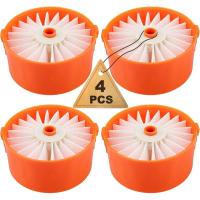 ราคา ไส้กรอง 4 แพ็ค สําหรับเครื่องดูดฝุ่นไร้สาย BLACK+DECKER POWERSERIES BSV2020G, BSV2020P # N665227, เข้ากันได้กับตัวกรองช่างฝีมือ, #N858184 (47153305633)