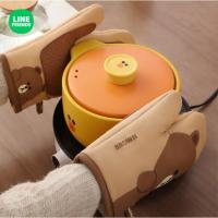 ราคา LINE FRIENDS OVEN ถุงมือTABLEWARE KITCHEN WARE ANTIPANAS เกาหลี TABLEWARE ถุงมือ (27302024744)