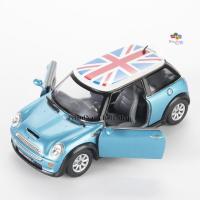 ราคา ProudNada Toys ของเล่นเด็กรถเหล็กโมเดลมินิคูเปอร์เอส มีให้เลือกหลายสี KINSMART MINI COOPER S 1:28 (1659202901)