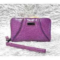 ราคา กระเป๋าสตางค์ใบยาวลายงูสีม่วง(รหัส ดอกไม้406) (42401256741)