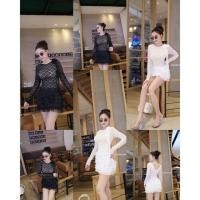 ราคา 【GOODLUCKSHOP】 GLS 4574 มินิเดรส ดีเทลลูกเล่นเกิน100เลยค่าาตัวนี้ #เดรสผ้าลูกไม้ #ผ้าลูกไม้ #ผ้าลูกไม้ยืด (28820634234)