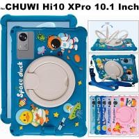ราคา for CHUWI Hi10 XPro 10.1 Inch 360 Degree Rotating Cute Cartoon Shockproof Soft Silicone Protective Sleeve Stand Cover (28454579299)