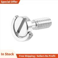 ราคา ยาว 1/4 "D-Ring สกรูสแตนเลสสําหรับกล้องขาตั้งกล้อง Quick Release แผ่นเงิน (41727994888)