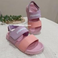 ราคา รองเท้าเด็กมือสอง**Paperplanes ไซส์17cm**สีม่วง-ส้ม พาลเทลสวยๆ น้ำหนักเบาใส่สบายสุดๆ!!!! (18678191307)