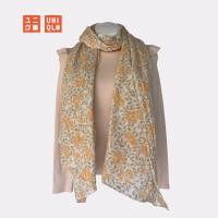 ราคา UNIQLO ผ้าพันคอ/คลุมไหล่ สีโอรส ขนาด27"x76" (6769555674)