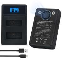 ราคา เหมาะสําหรับ Sony NP-BG1 เครื่องชาร์จแบตเตอรี่กล้อง USB Dual Charger Micro/Type-C Dual Socket (49002195032)