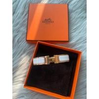 ราคา Line New Hermes clic H PM size ( 16cm ) ขาวโรสโกลว์ กำไลข้อมือ hermes ของแท้ 100% (20760957868)